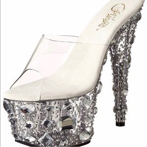 Pleaser Rhinestone Heels